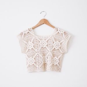 HAND CROTCHET TOP